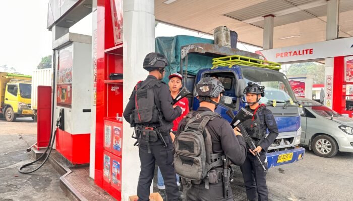 Operasi Sikat Musi 2026, 20 Personel Brimob Intensifkan Patroli di Palembang