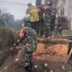 Satgas Karhutla Kodim 0418/Palembang Berjibaku Padamkan Api di Perbatasan Banyuasin-Talang Jambe