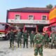 Satgas Karhutla Kodim 0418 Palembang Apel Pagi dan Ganti Shift di Posko Kertapati