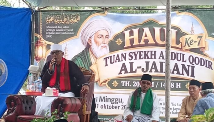Haul ke-7 Syekh Abdul Qodir Al-Jailani di Taman Jaya Dihadiri Dua Anggota DPRD dan Sekitar 1.000 Jamaah