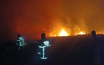 Satgas Karhutla Kodim 0418/Palembang Tangani Kebakaran Lahan 5 Hektare di Gandus