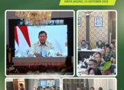 Kasdim Palembang Hadiri Rapat Terbatas Bersama Presiden RI Bahas Penanganan KARHUTLA di Sumatera Selatan 