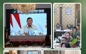 Kasdim Palembang Hadiri Rapat Terbatas Bersama Presiden RI Bahas Penanganan KARHUTLA di Sumatera Selatan 