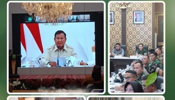 Kasdim Palembang Hadiri Rapat Terbatas Bersama Presiden RI Bahas Penanganan KARHUTLA di Sumatera Selatan 