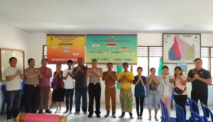 Kapolres Toraja Utara Hadiri Langsung Rembuk Masalah Warga di Lembang La’bo’