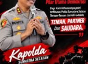 Polisi Bersama Masyarakat, Kapolda Sumsel Tegaskan Komitmen Keterbukaan dan Kemitraan dengan Pers