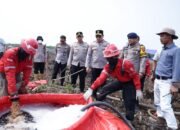 Kapolda Sumsel Tinjau Langsung Penanganan Karhutla di OKI, Pastikan Upaya Pemadaman Berjalan Optimal