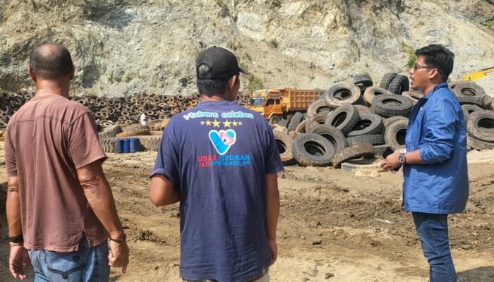Cegah Pencemaran Lingkungan, PT. SMM Bekerja Sama Dengan Pabrik dan Kontraktor Keluarkan Limbah Ban, Tokoh Pemuda Bungku Beri Apresiasi