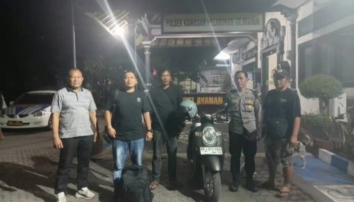 Respons Cepat Polsek Gilimanuk, Terduga Pelaku Curanmor di Tabanan Diamankan di Pintu Keluar Bali