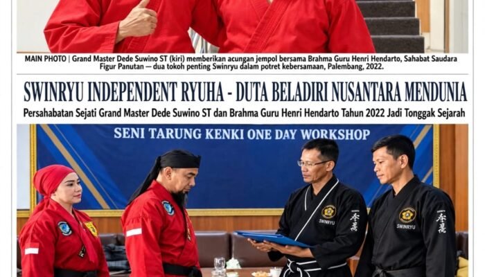 DARI LEMBAK UNTUK DUNIA: SWINRYU, RYUHA INDEPENDEN KARYA GRAND MASTER DEDE SUWINO, ST.