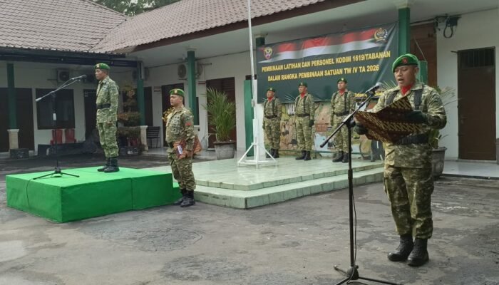 Kodim Tabanan Gelar Upacara Sumpah Pemuda ke-98, Teguhkan Semangat Persatuan Bangsa 