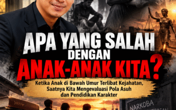 APA YANG SALAH DENGAN ANAK-ANAK KITA?  Ketika Anak di Bawah Umur Terlibat Kejahatan, Saatnya Kita Mengoreksi Pola Asuh, Pendidikan Karakter, dan Tanggung Jawab Bersama