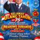 DEWAN PENASIHAT, DEWAN PEMBINA, DAN SELURUH JURNALIS DBN BERSAMA GANN, PNJ, DAN GRIB JAYA SAMPAIKAN UCAPAN SELAMAT ULANG TAHUN KE-75 KEPADA PRESIDEN RI PRABOWO SUBIANTO