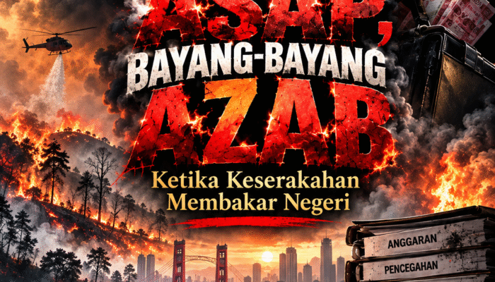 KEPULAN ASAP, BAYANG-BAYANG AZAB ” Ketika Keserakahan Membakar Negeri “
